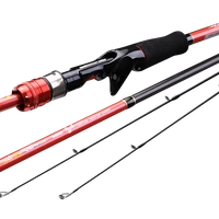 taigek lure rod single pole1 65m 1 8m long throw straight handle gun handle sea rod beginner fishing throwing rod casting rod
