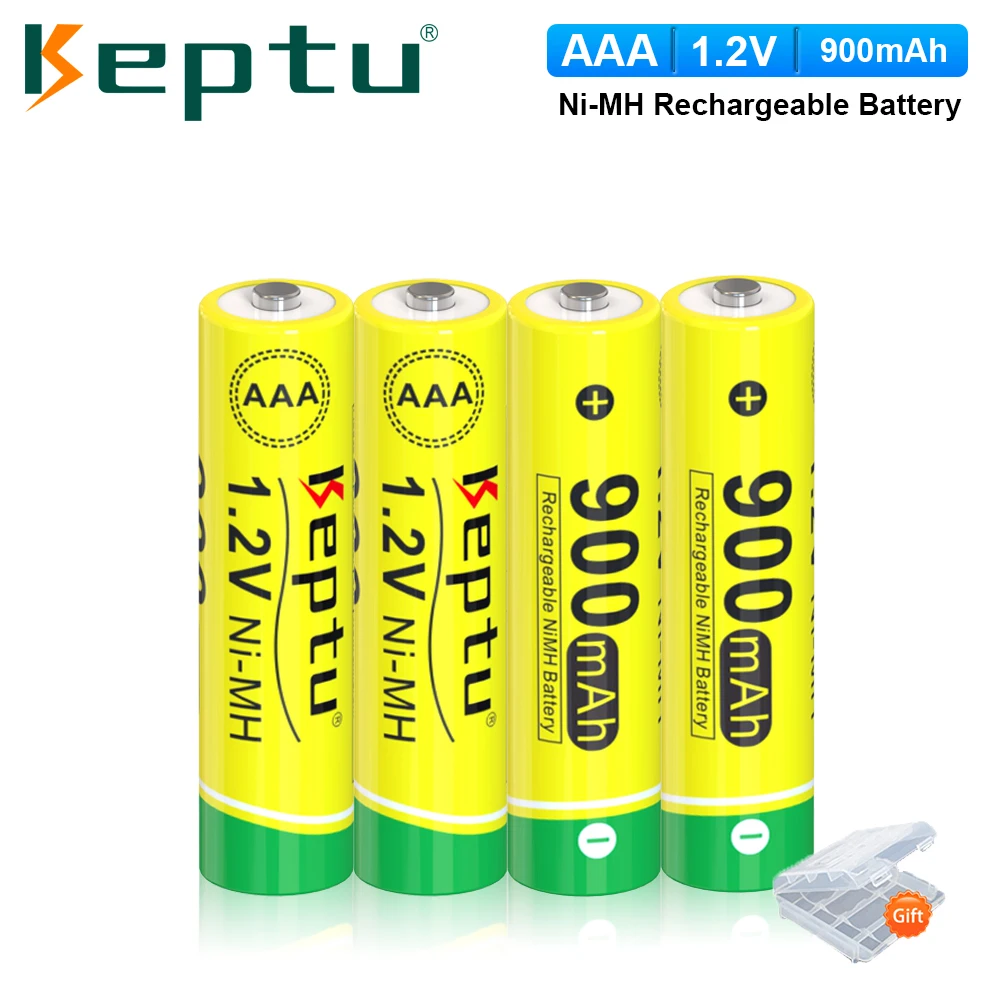 

KEPTU 2/4/6/8/12/16/20Pcs AAA Battery 3A 1.2V Ni-MH AAA Rechargeable Batteries 900mAh low self discharge aaa Battery for mouse