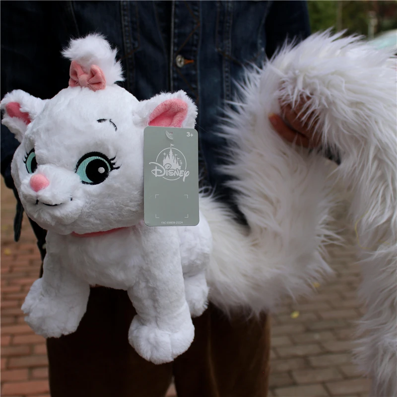 Disney 1 шт. 30 см плюшевая игрушка Marie Cat аниме Аристократы Мари кот с длинным хвостом