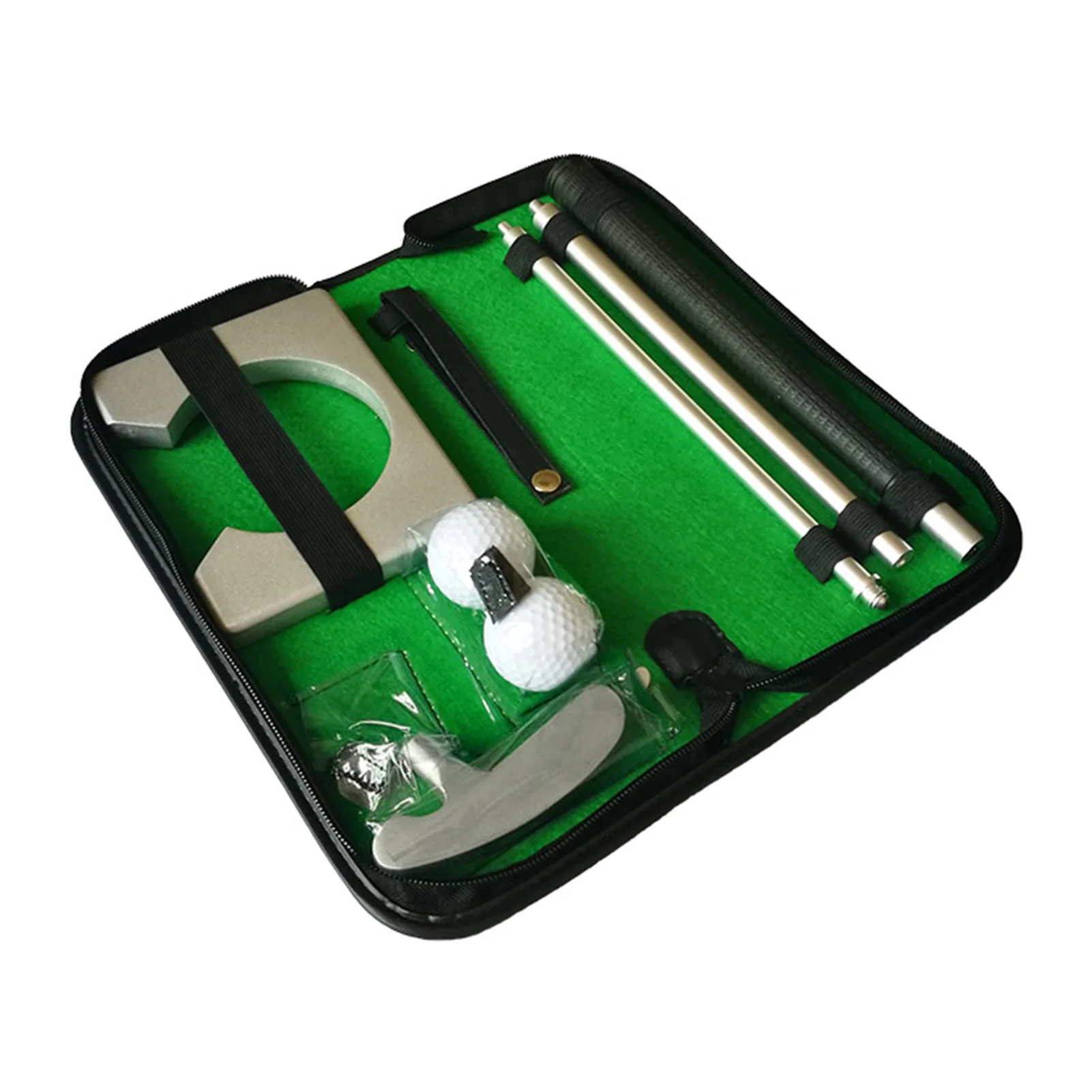 

Portable Golf Putter Kit 3-Section Golf Putter Set Portable Golf Putter Gift Set Golf Putting Trainer Golf Training Putter For