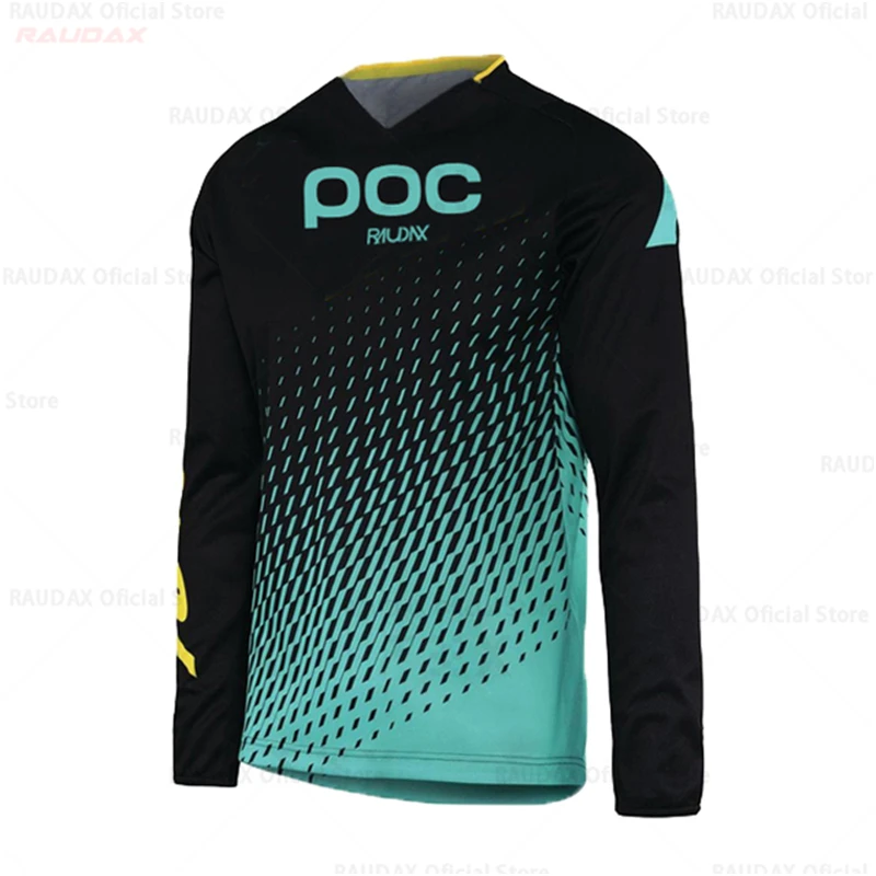 

New Champion POC Sports Team Men's Downhill Sweatshirt Long Sleeved Cross Country DH Motorcycle Sweatshirt Quick Dry Sweatshirt