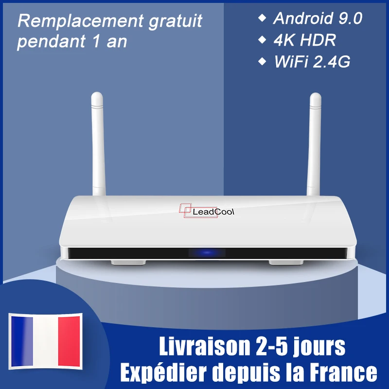 

Приставка Смарт-ТВ Leadcool 4K, Android 9,0, четырехъядерный процессор S905W, медиаплеер, поддержка Wi-Fi 2,4 ГГц, 100 Мбит/с, 1 ГБ, 8 ГБ, 2 ГБ, 16 ГБ