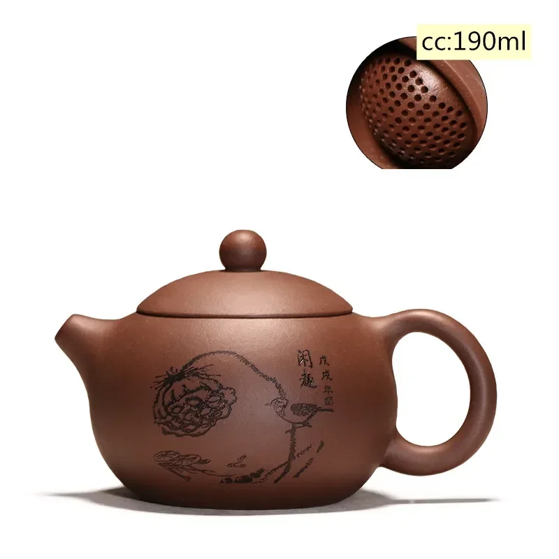 

Ручной чайник NLSLASI из фиолетовой глины 100-149 мл