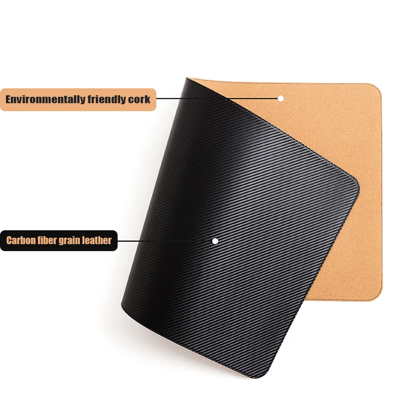 Игровой коврик для мыши двухсторонний из углеродного волокна с рисунком