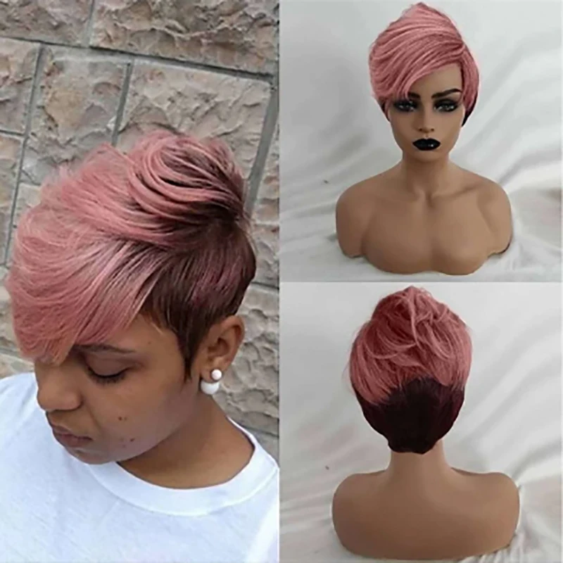 HAIRJOY синтетические волосы для женщин короткий вьющийся афроамериканский парик |