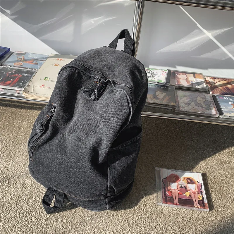 

Женский маленький рюкзак из денима, школьные ранцы для студентов колледжа, сумки для книг, рюкзаки для девочек-подростков, дорожная сумка
