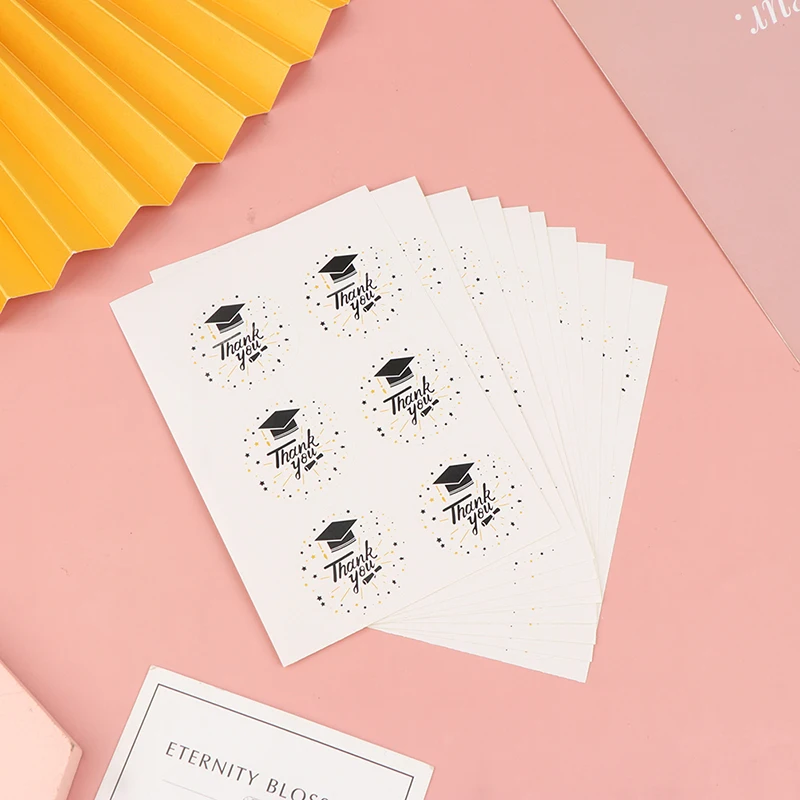 

60pc Graduation Season Sticker Sticker DIY Baking Packaging Sealing Label Gift