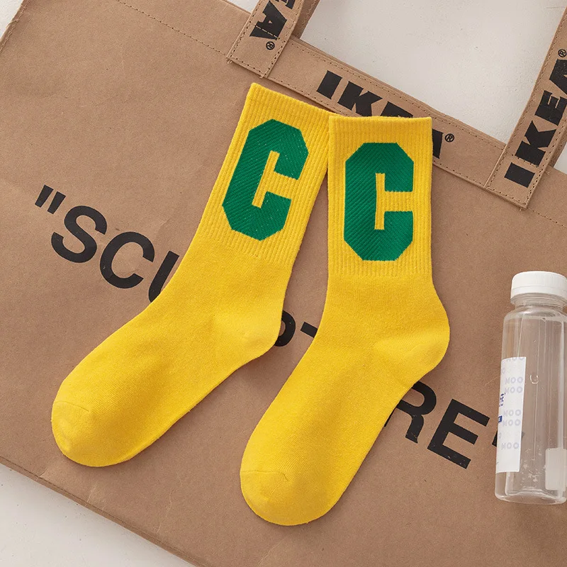 

Женские универсальные простые весенне-осенние хлопковые носки с надписью Love Корейская версия модных уличных носков для скейтборда