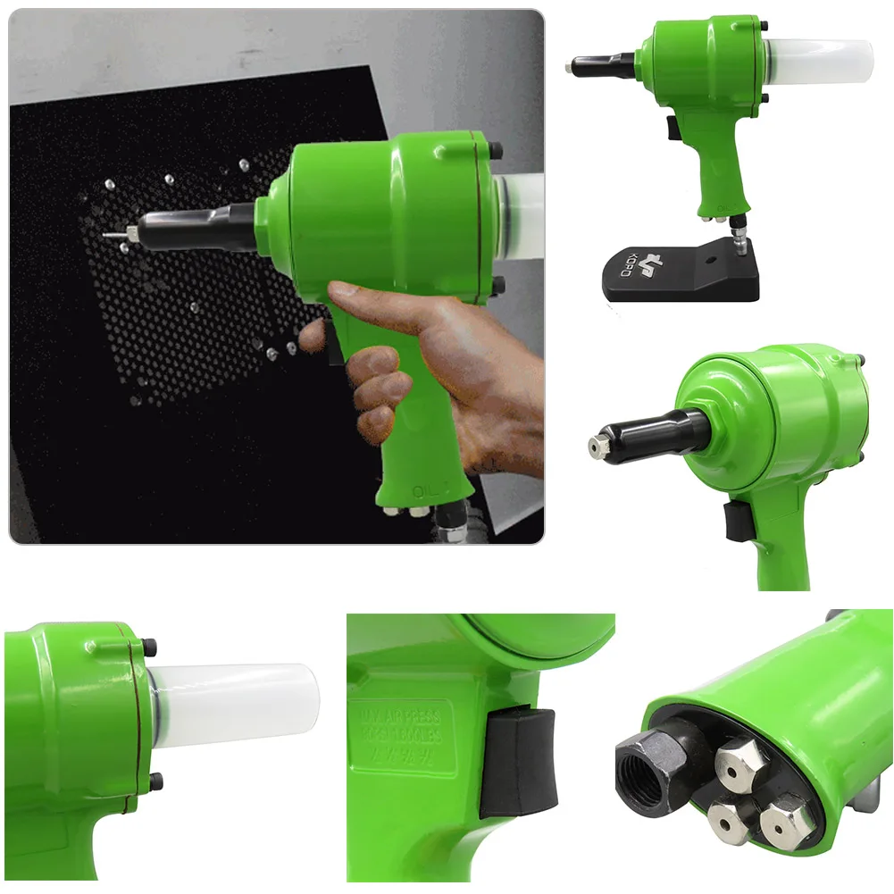 

Multi-functional Durable Pneumatic Pistol Type Pop Rivet Gun Practical Classic Texture Air Power Operated Riveter Air Riveter