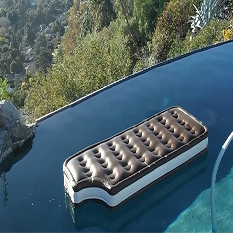 Шоколадная надувная плавающая кровать плавательные кольца воздушные матрасы