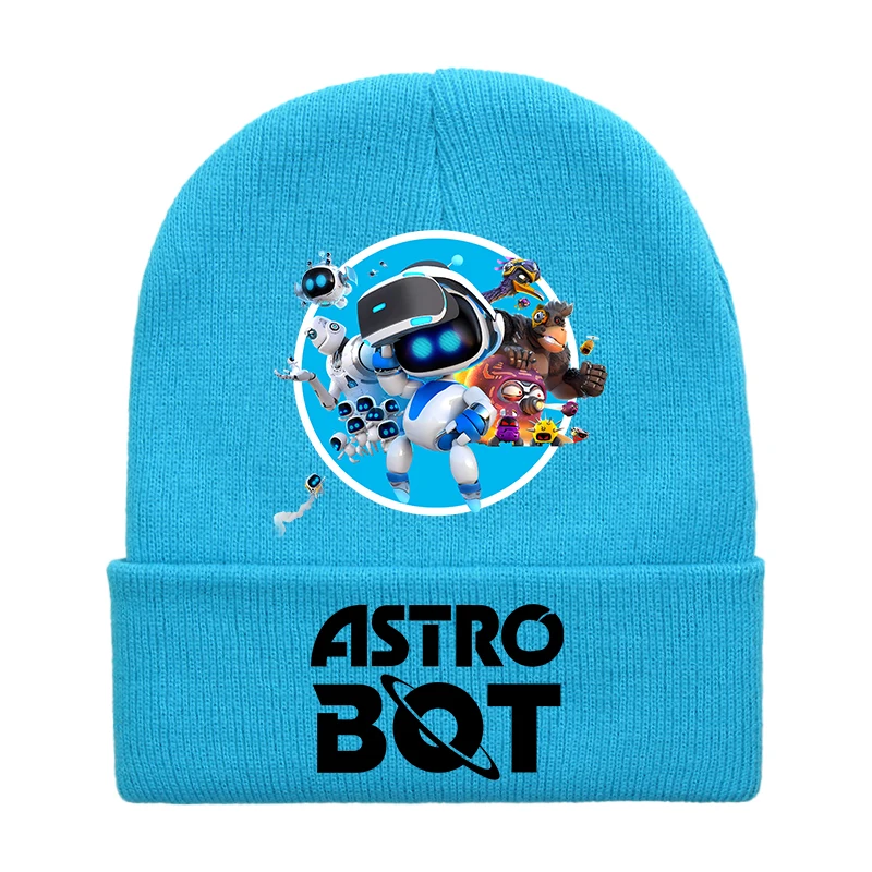 Детские вязаные шапки AstroBoted с принтом на игровую тематику, вязаные шапки-бини для мальчиков и девочек, зимние повседневные теплые шапки, повседневные шапки для езды на велосипеде на открытом воздухе (art.: 3920dbe3237ba) - 3920dbe3237ba