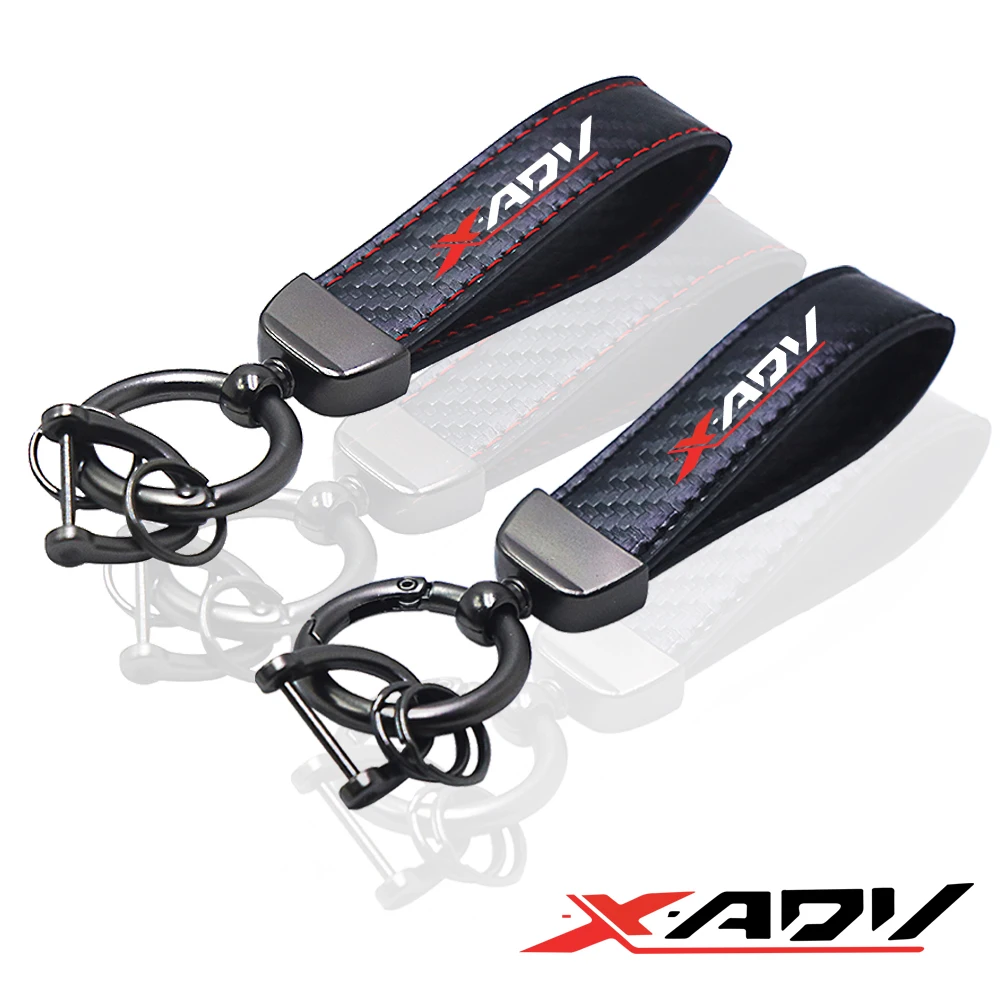 for honda xadv x-adv 745cc 750 750cc 150 first look motorcycle Key chain Rings carbon fiber keychain motorcycle Accessories