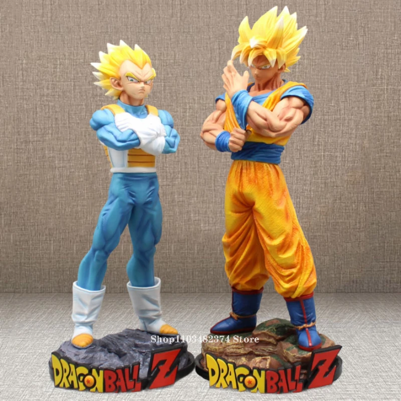 Аниме Dragon Ball Рисунок Супер Сайян Гоку Вегета Фигурка GK Какаротто Статуя Dbz