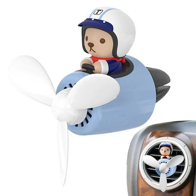 

2023 High Quality Cute Dog Pilot Air Freshener Car Perfume Car Decoration Auto Geur Clip Pilot Fragrance Scent With Box