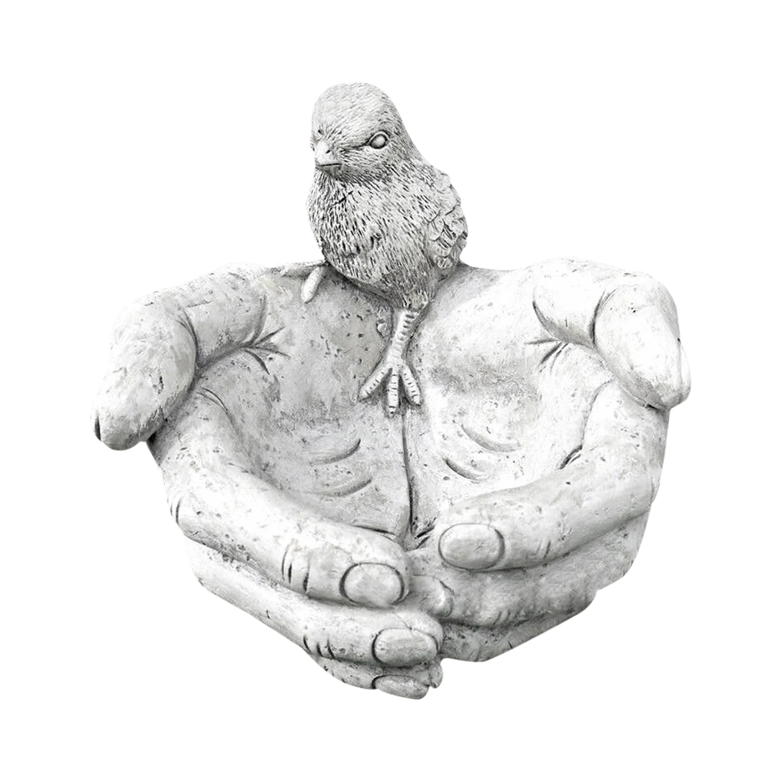 

Patio Lightweight Lawn For Outdoors Clearance Resin Garden Decor Bird Bath Bowl Gifts Food Container Park 2 In 1 Multifunction