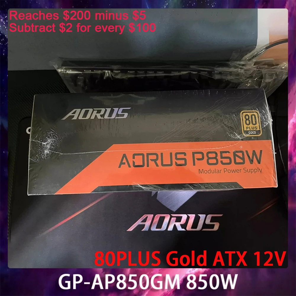 GP-AP850GM 850W для Gigabyte AORUS P850W AP850GM 80PLUS Gold ATX 12V Источник питания работает идеально Быстрая доставка Высокое качество