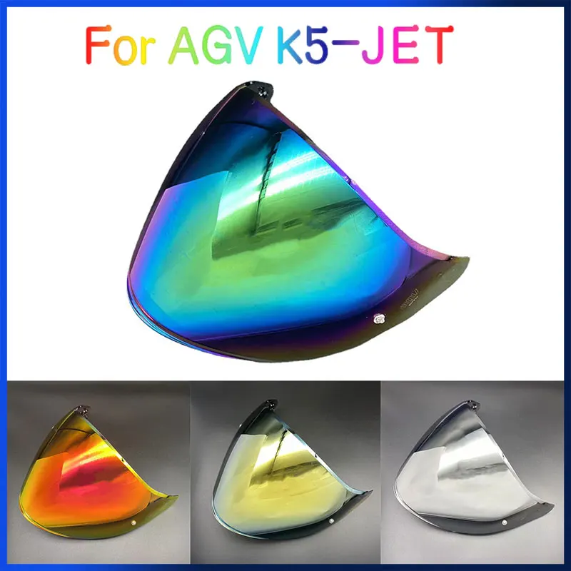 

Motorcycle Face Helmet Visor Lens For AGV K5 JET Helmet Shields Uv Protection Windshield Sunshield Casco Moto Accessories
