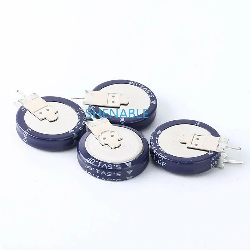 

4PCS 5.5V 1F KAMCAP Coin-V Electric Double Layer Farad Super Capacitor