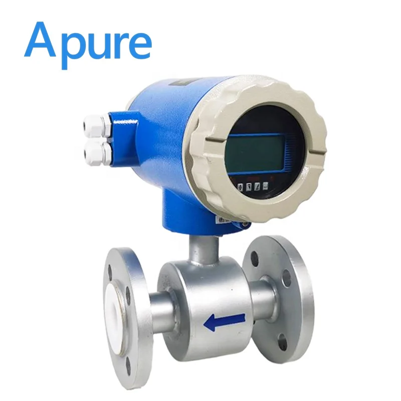 

Micro river oil magnetic flowmeter sensor digital liquid water electromagnetic flow meter