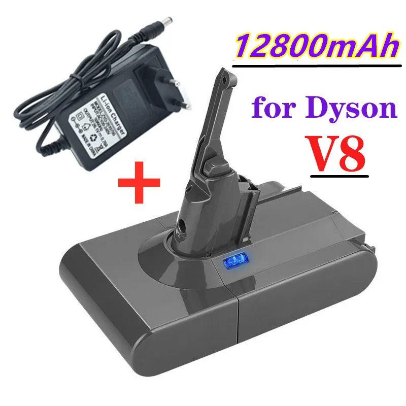 

100% Original DysonV8 12800mAh 21.6V Battery for Dyson V8 Absolute /Fluffy/Animal Li-ion Vacuum Cleaner rechargeable Battery
