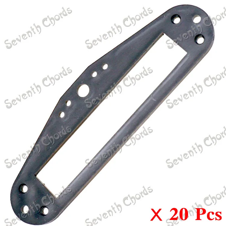 20 шт. черная опорная пластина для электрогитары с двумя рельсами |