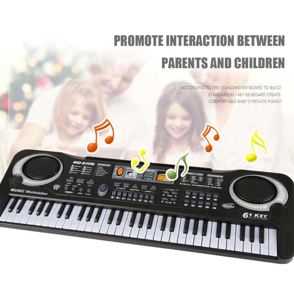 61 клавиша USB электронный орган цифровая клавиатура пианино электронное