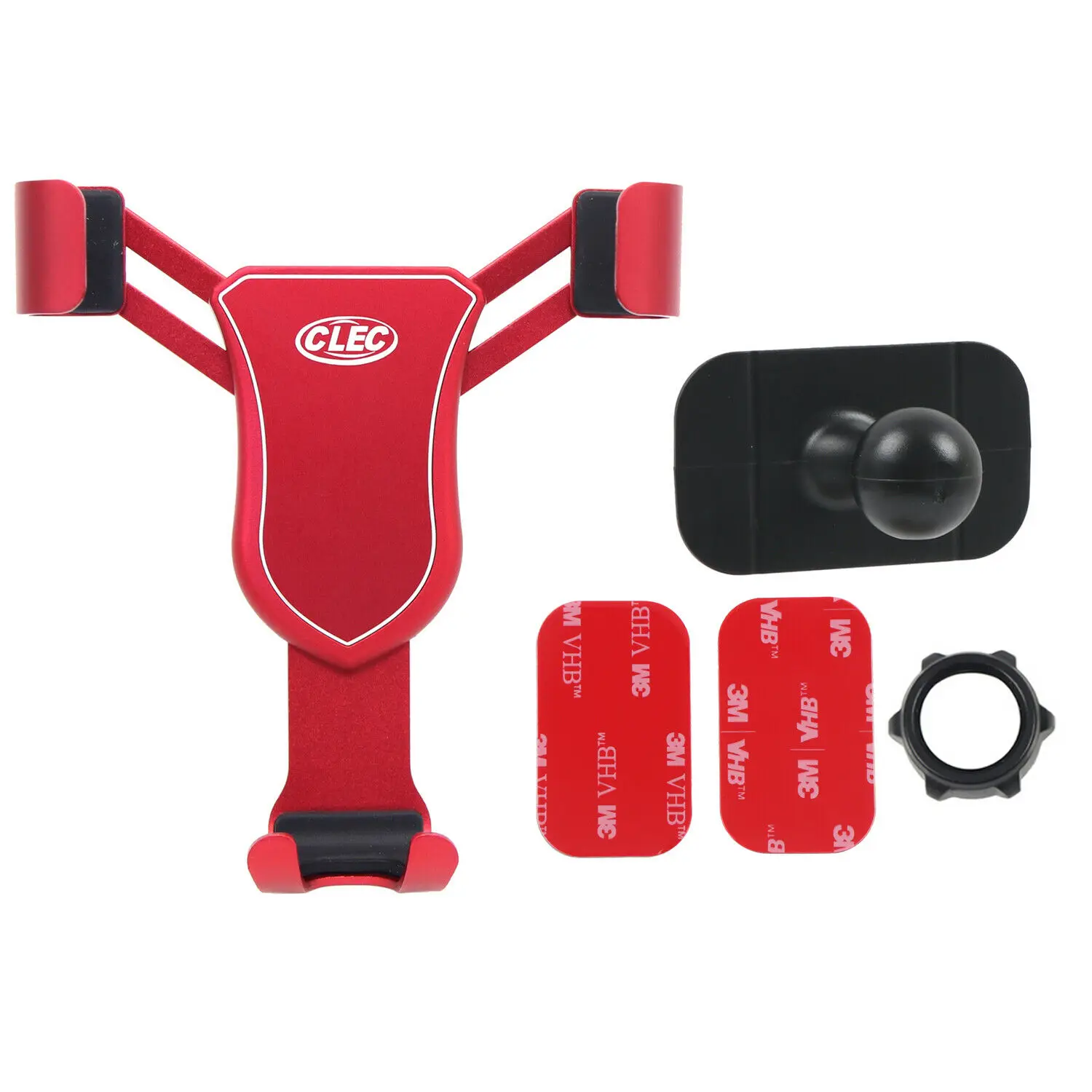 

Red Central Console Car Air Vent Mount Phone Holder for Toyota Tundra 2014-2021