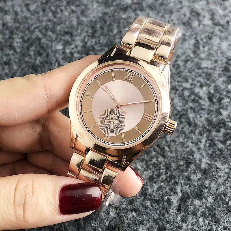 Brand Wrist Watches Women Girl Ladies Style Quartz Casual Steel Metal Band Clock fo02