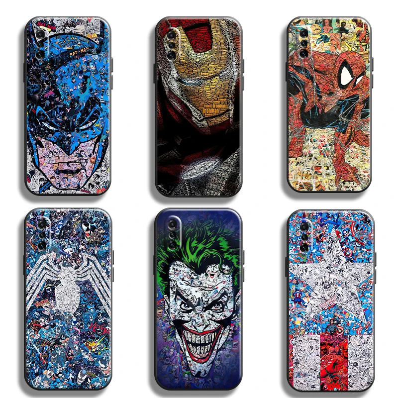 

Marvel Comics Phone Cases For Xiaomi Redmi Note 10 10S 10 Pro POCO F3 GT X3 Pro GT M3 Pro X3 NFC Cases Protective Original
