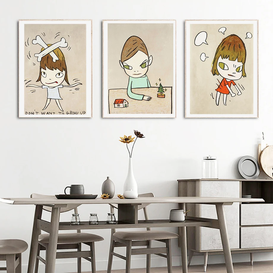 Настенная Картина на холсте Девочка непослушная