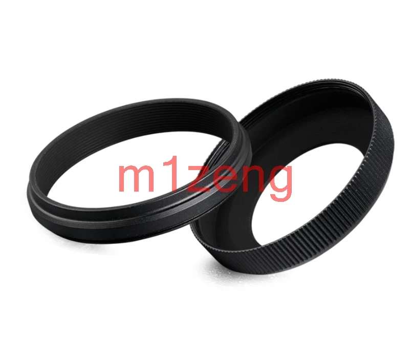 

49mm Metal Lens Hood cover Filter Adapter Ring For Fujifilm fuji FinePix X100F X100T X100S X100 camera black