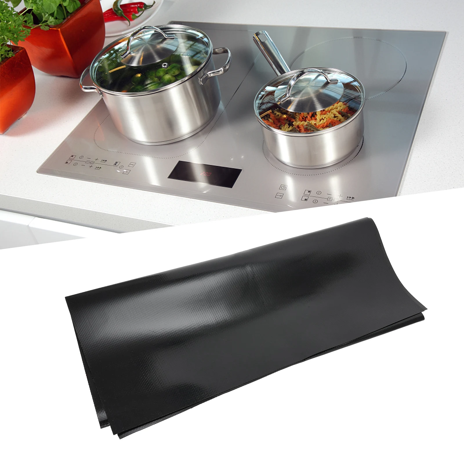 

Non-Slip Mat Induction Cooker Pad Insulation Hot Pad Non-Slip Stove Cover Kitchen Accessories Utensils For Electric Stove Tools