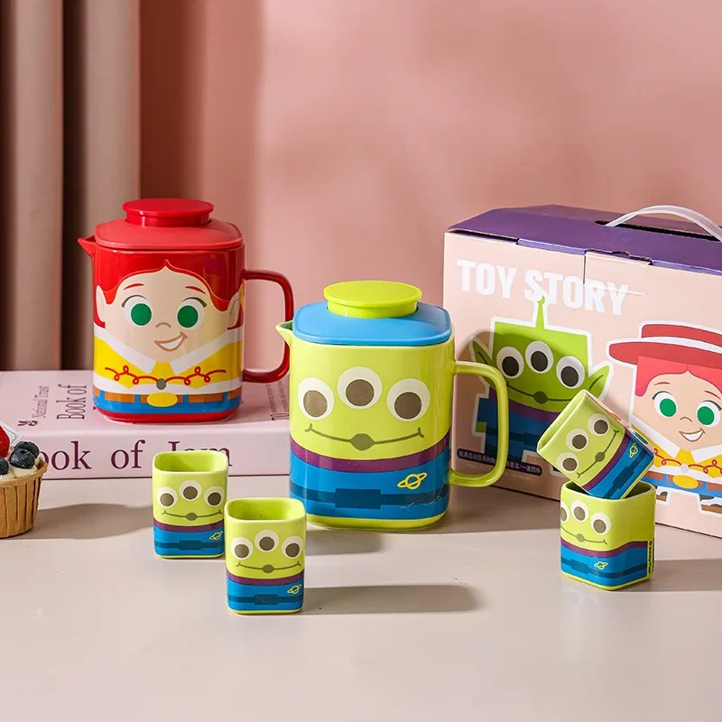 Керамический квадратный чайник Disney Buzz Lightyear один горшок набор из четырех чашек