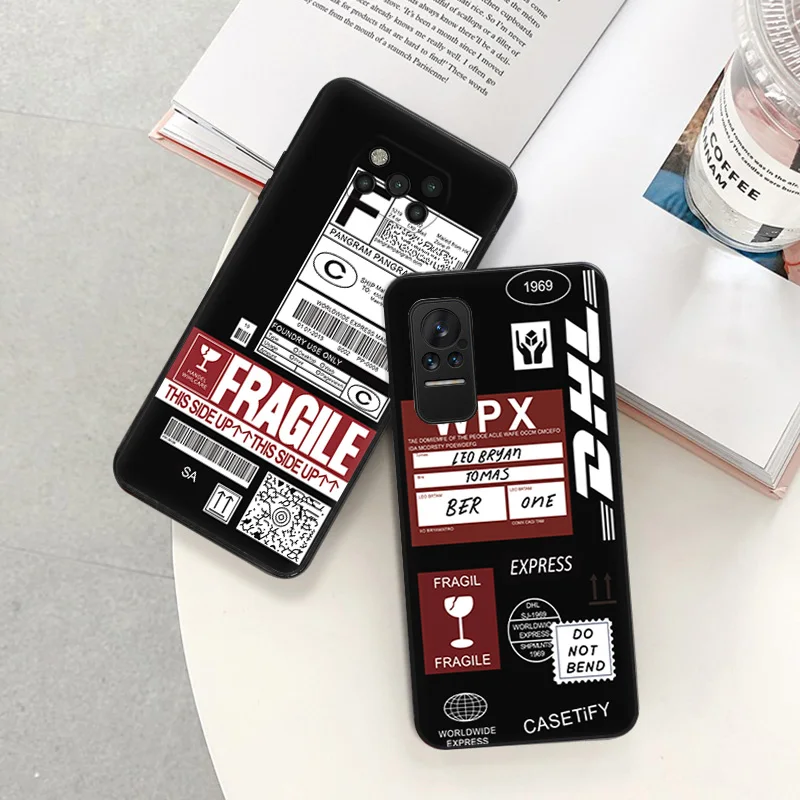 Чехол для телефона Dhl Express с этикеткой полета Xiaomi Poco X3 Pro M3 5G Mi Civi NFC F3 GT F1 9 8 A2 Lite CC9 9T
