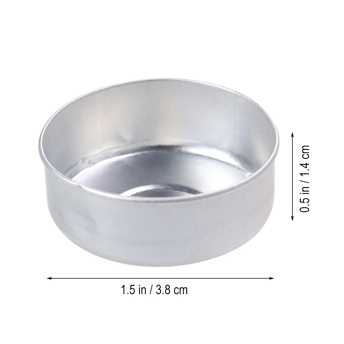 

Tealight Cups Tealight Empty Aluminum Tins Making Cup Holder Tin Metal Candlestick Jar Containers Holders Supplies Cases Case