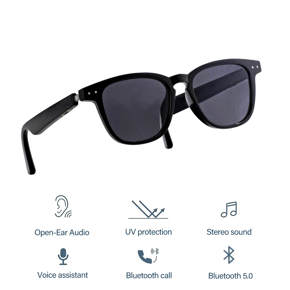 

Smart eyewear Bone Conduction Earphone Glasses with Speaker Wireless Smart Audio earbuds TWS wearable devices Sunglasses earbuds