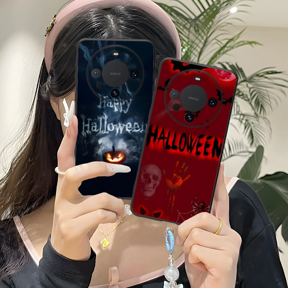 Чехол для мобильного телефона с тыквой на Хэллоуин Huawei Mate 60 50 40 30 20 10 Pro Plus Lite E 5G