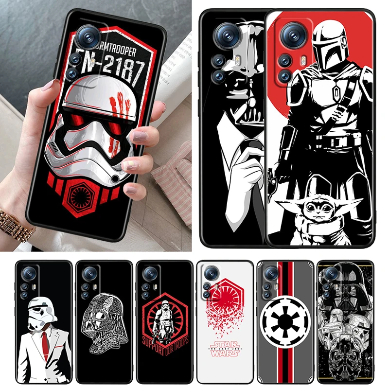 

Star Wars Robot Heroes Soft Black Phone Case For Xiaomi Mi 12T 12S 12X 12 11 11T 11i 10T 10 9 Pro Lite Ultra 5G Cover Shell