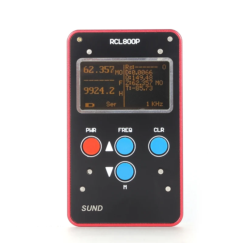 

RCL800P Hand held Auto LCR Meter ESR Meter Tester Automatic Ranging 0.1% + Battery Display Capacitor Inductor Resistor