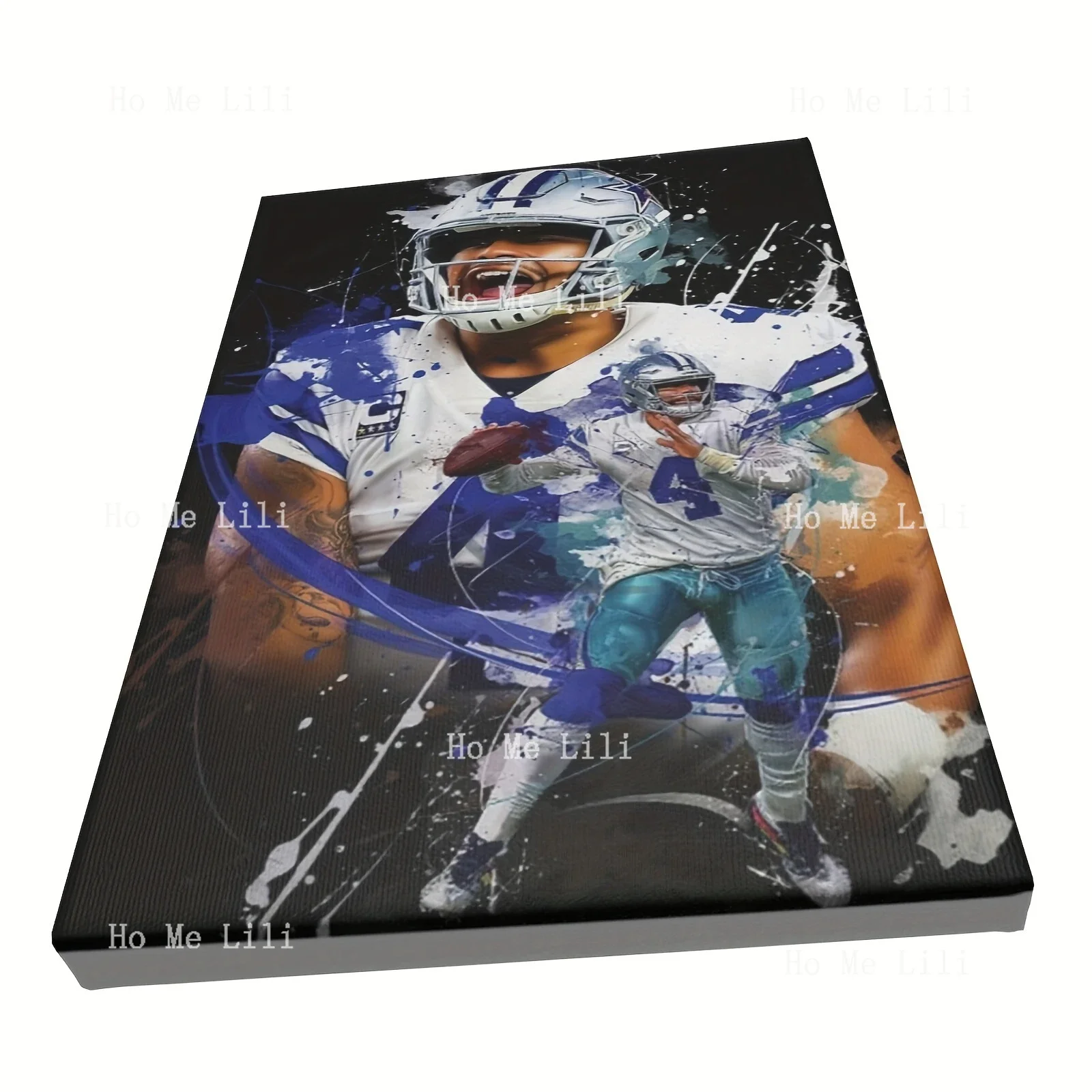 Современный абстрактный футбол спортивный пейзаж холст художественный постер