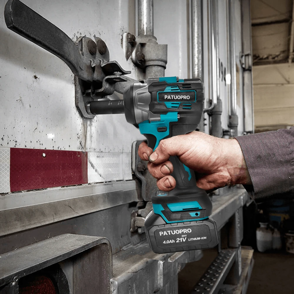 Беспроводной Электрический ударный гайковерт PATUOPRO 550N.m 1/2 дюйма Ручной