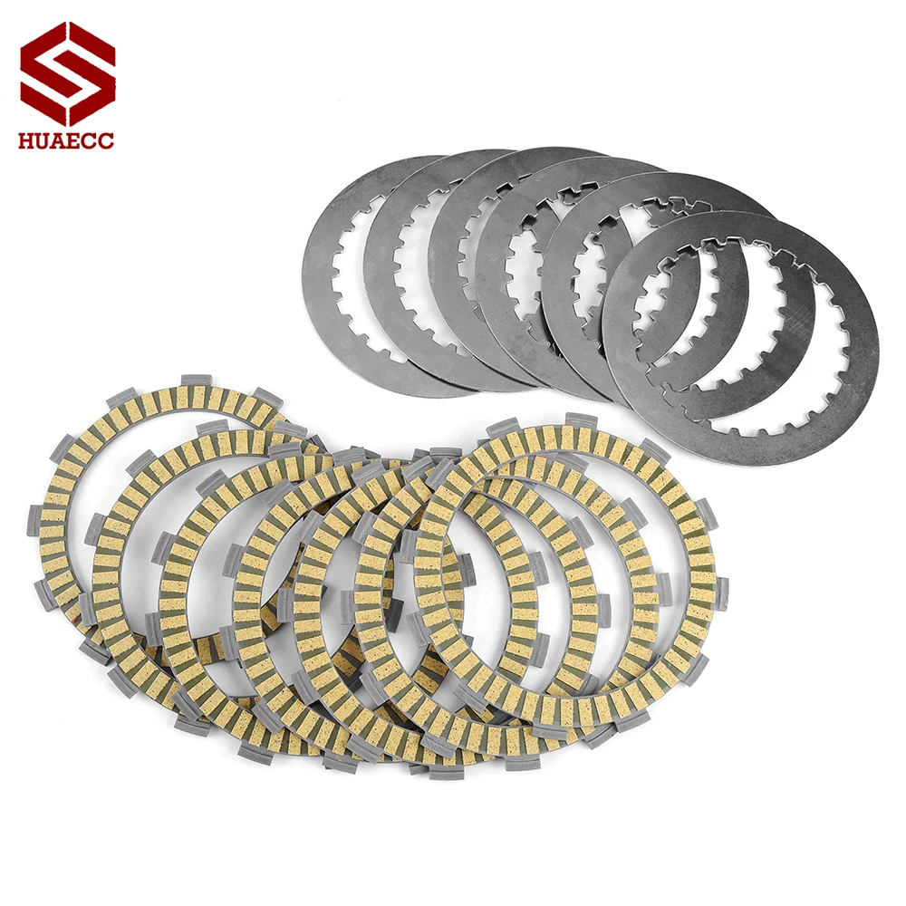 Комплект фрикционных дисков сцепления для Honda CR125R CR 125 R 1986-1999 22201-KS6-700 22321-KA3-710