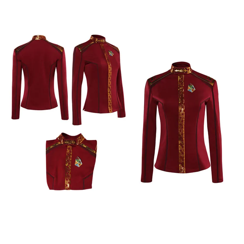 

Женская униформа лаань ноонин-Сингх/уна Чин-Райли косплей костюм новый мир пальто куртка рубашка странный Хэллоуин карнавальный костюм