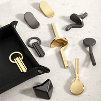 european style single hole handle round handle modern bedside cabinet door cabinet drawer drawer round drawer pull ring handles