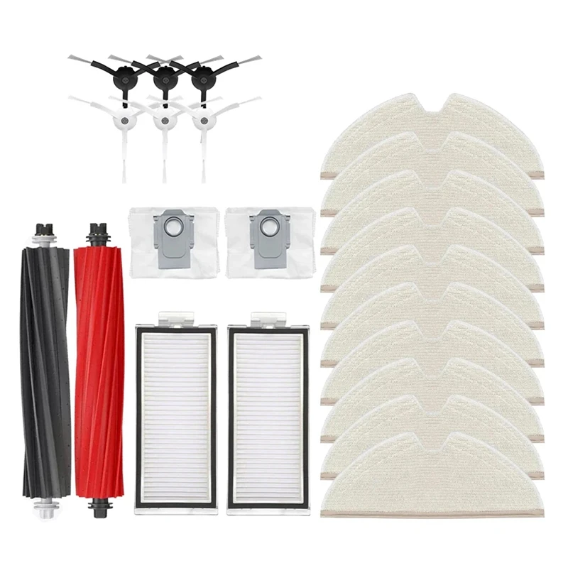 Для Roborock Q8 Max / Plus Q5 Pro Роликовая боковая щетка Фильтр Швабра Мешок для пыли