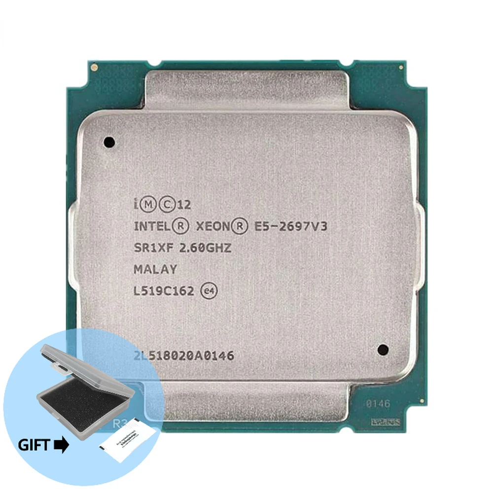 

Процессор Intel Xeon E5-2697 v3 E5 2697 v3 E5 2697v3 2,6 ГГц четырнадцати ядер двадцать восемь потоков 35 Мб 145 вт 22 нм ЦПУ процессор LGA 2011-3