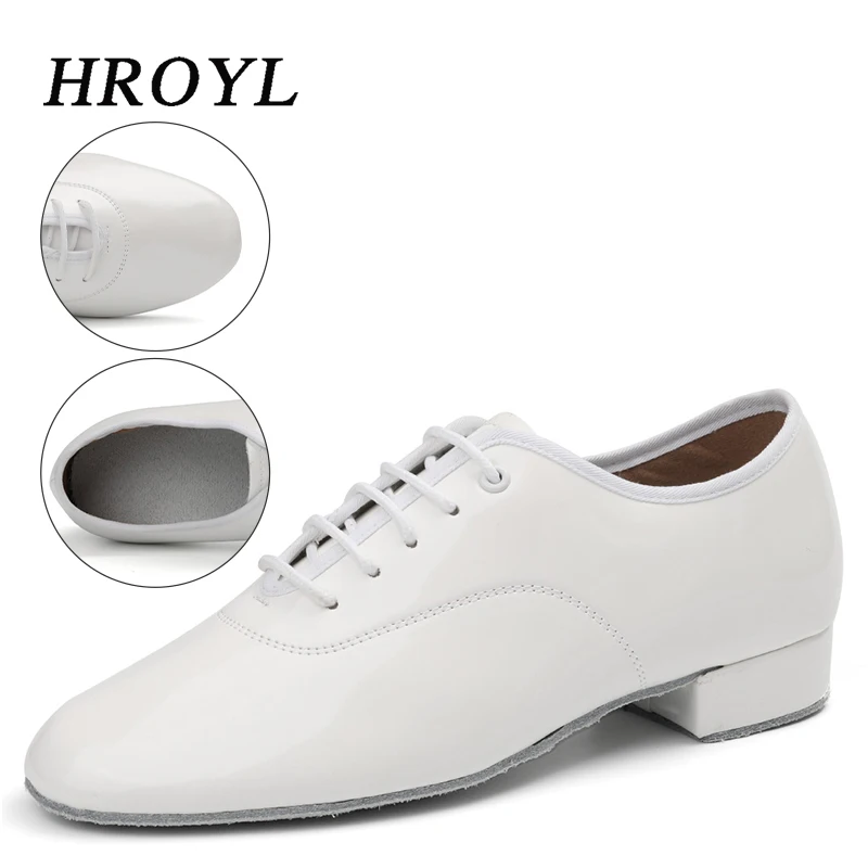 

Ballroom Dance Shoes Men Latin Dancing Shoes For Man/Boy Modern Tango Jazz Black Salsa Teacher Practice Training Shoes Low Heels