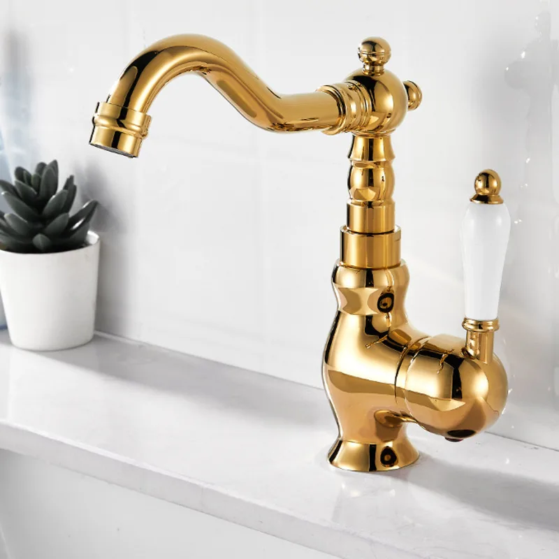 Французский винтажный смеситель высококачественная керамическая ручка корпус