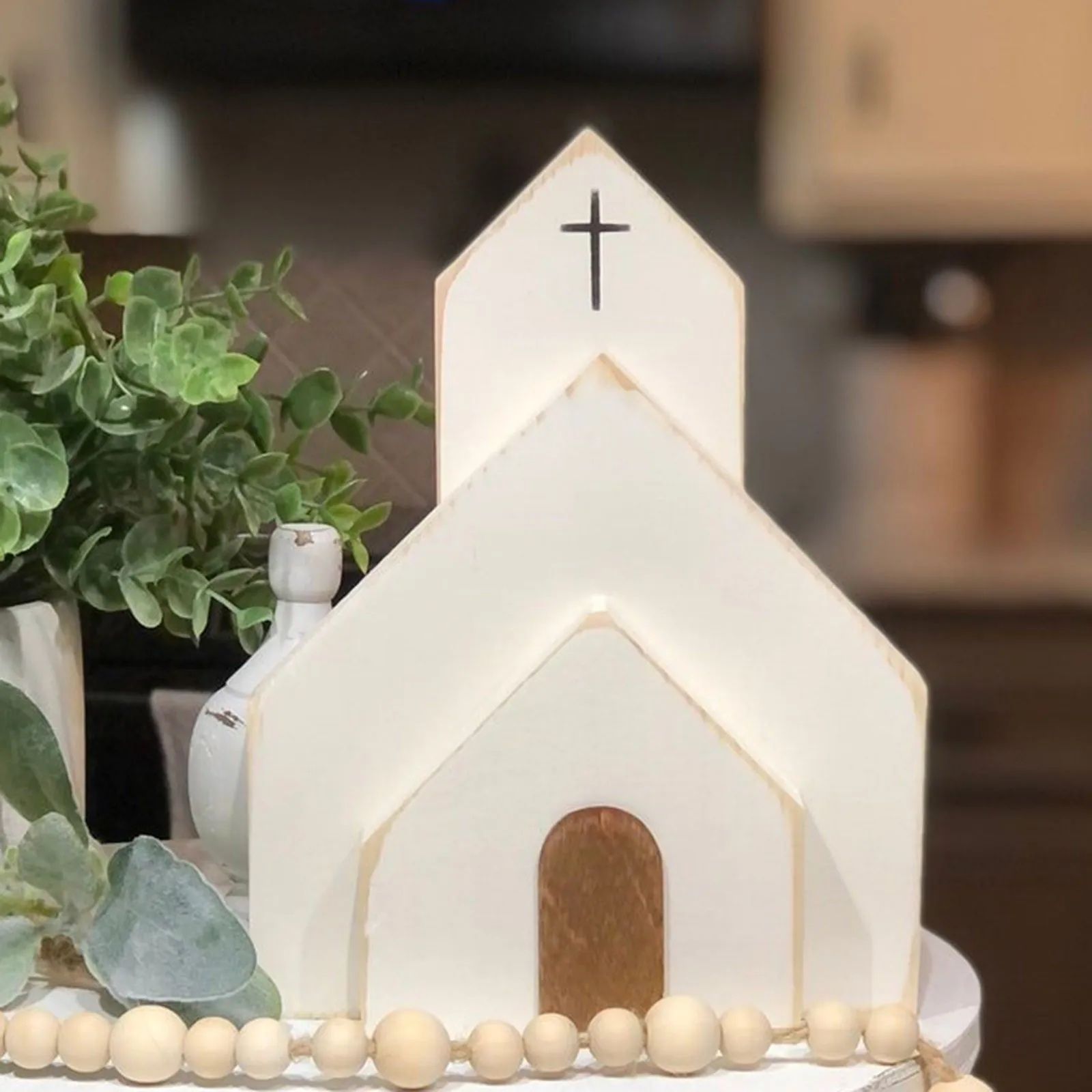 

Easter Tiered Tray Ornament Decorative Home Decoration Art Sculpture Figurines Decoration Gifts Desktop Ornaments Accessories#30