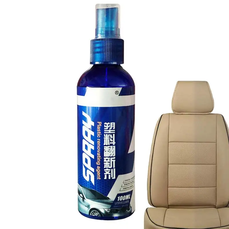 

Car Interior Restorer 100ml Vehicles Dashboards Refurbish Agent Cleaning Liquid Vehicles Details Cleaning Restoring Fluid For